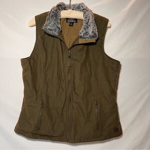 Women’s Noble Outfitters Olive Green Vest Size Large